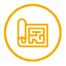Icono de servicios de arquitectura - Diseño arquitectónico y planificación de proyectos de construcción